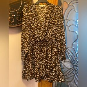 NWOT Michael Kors Leopard Dress